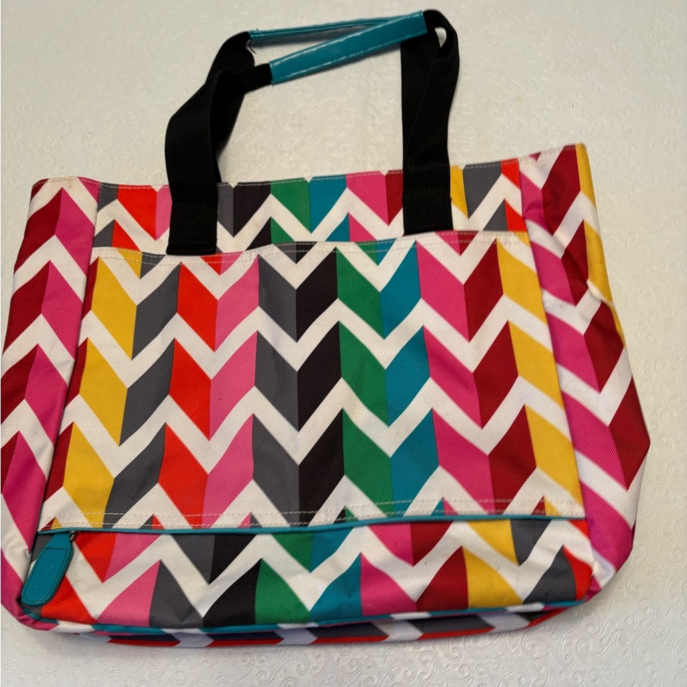Colorful Chevron Tote Bag